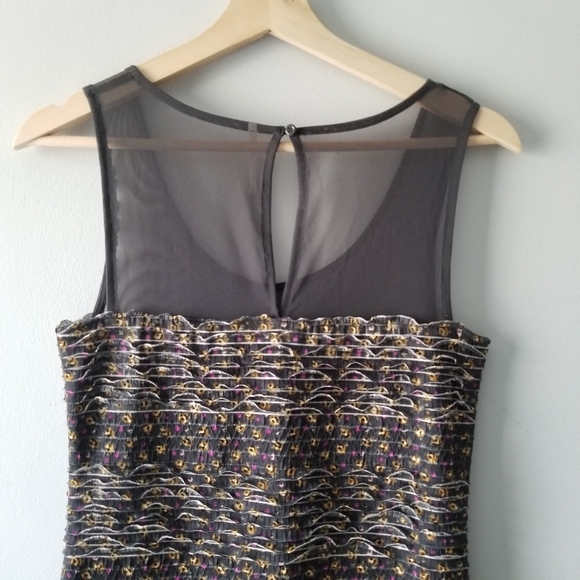 Free People Shimmy Ruffle Bodycon Dress Small - Picture 10 of 10